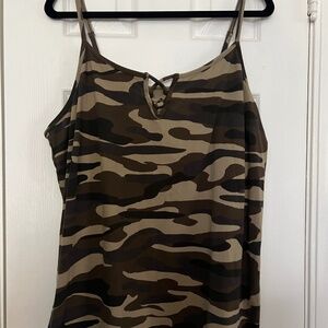 Torrid Camo Cami-- size 4